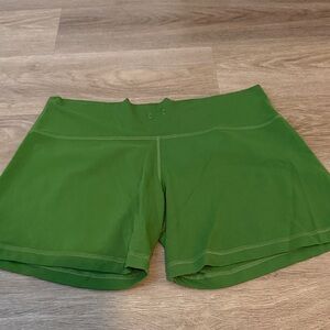 Lululemon Athletica Vibrant Green Athletic Shorts